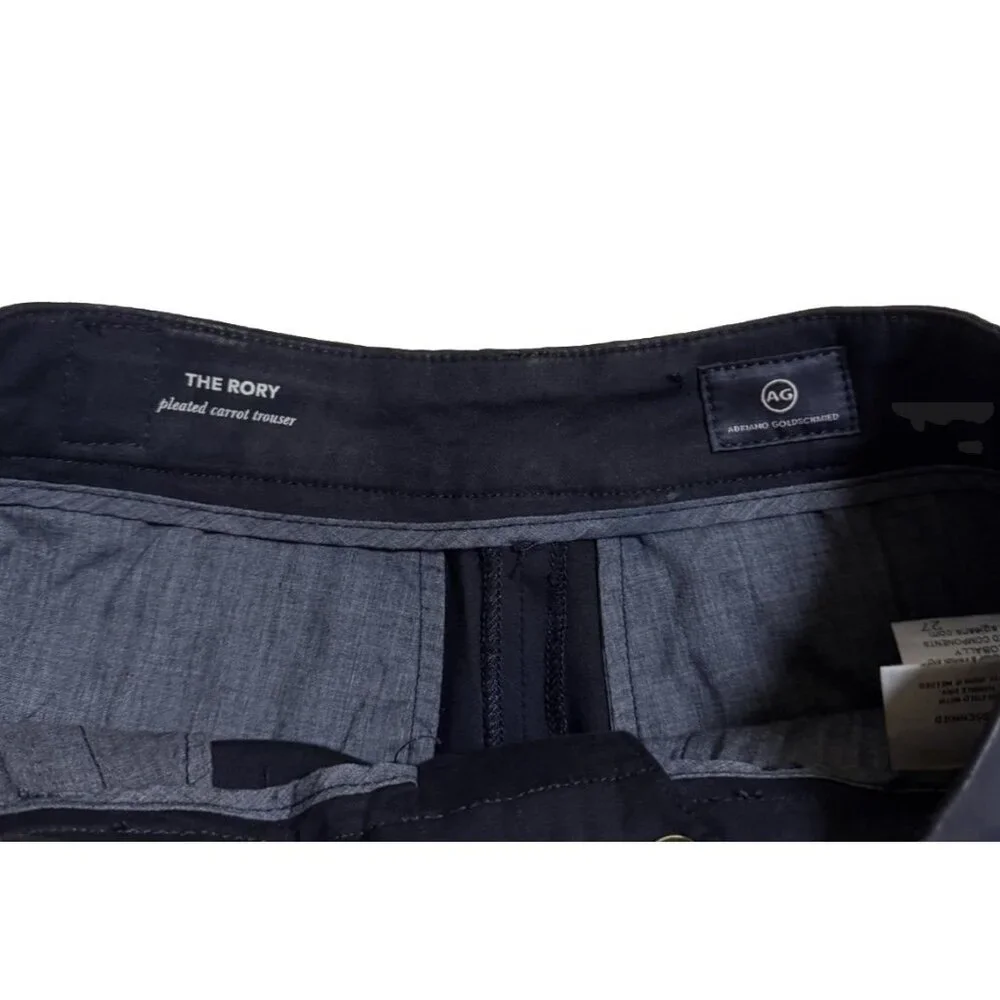 AG Adriano Goldschmied Rory Pleated Carrot Trouser Pants Sz 27 Retail $215 - Picture 4 of 11